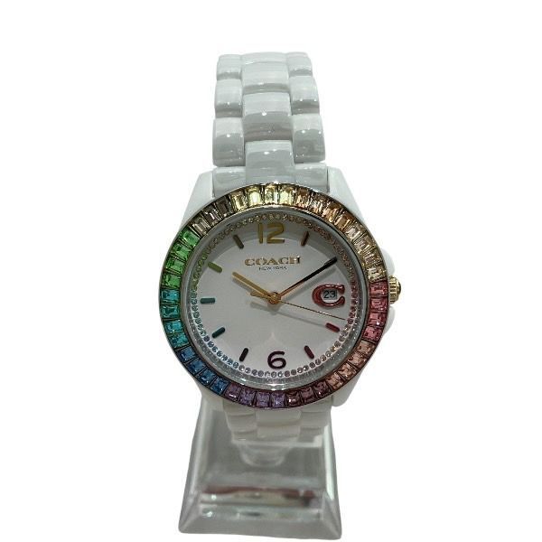 コーチ COACH 14504019 505050 REYSON セラミック クォーツ 時計 腕時計 レディース