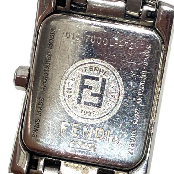 フェンディ 7000L クォーツ ホワイト文字盤 時計 小売 腕時計
