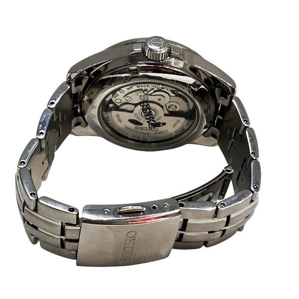 セイコー 4 R 39-00 B 0 自動巻 裏蓋 スケルトン 時計 腕時計 メンズ