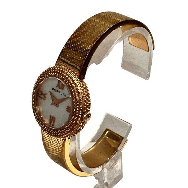 モーブッサン 9236102-900 クォーツ ホワイト文字盤 時計 腕時計 レディース