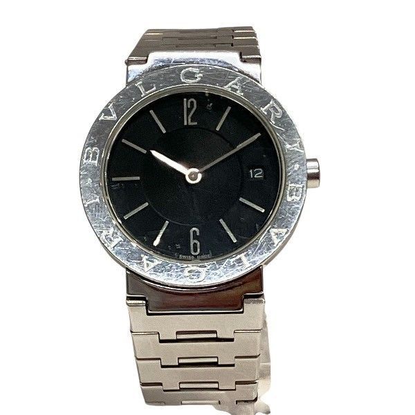 ブルガリ ブルガリブルガリ BB33SS クォーツ ブラック文字盤 時計 腕時計 メンズ