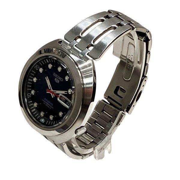 セイコー 7 S 36-0060 自動巻 ブルー文字盤 時計 腕時計 メンズ