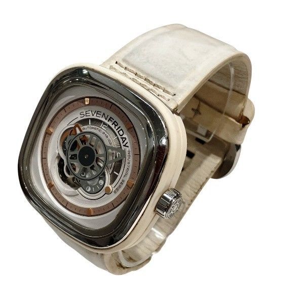 セブンフライデー SF-P 1 B 02-B 285 自動巻 文字盤スケルトン 時計 腕時計 メンズ