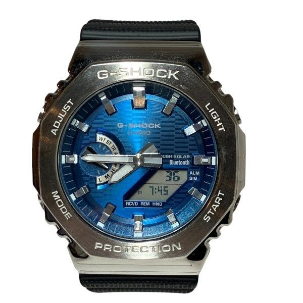 カシオ G-SHOCK GBM-2100 ソーラー ブルー文字盤 時計 腕時計 メンズ