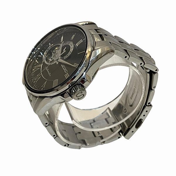 セイコー プレサージュ 4 R 39-00 B 0 自動巻 裏蓋 スケルトン 時計 腕時計 メンズ