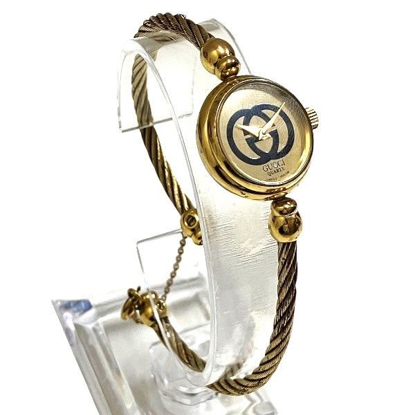 グッチ GUCCI 2047 L クォーツ 電池交換済み 時計 腕時計 レディース
