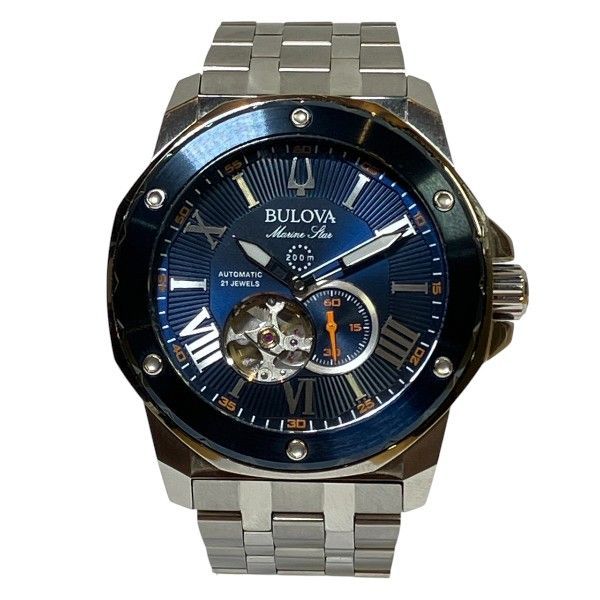 ブローバ マリンスター 98A302 自動巻 時計 腕時計 メンズ