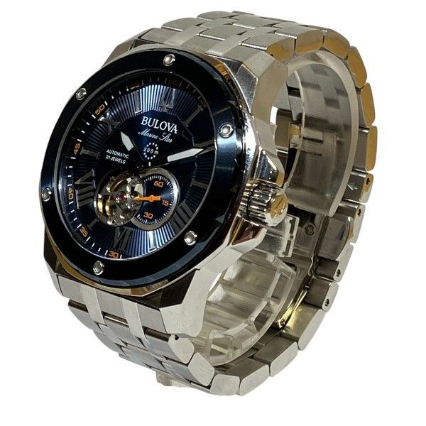 ブローバ マリンスター 98 A 302 自動巻 時計 腕時計 メンズ