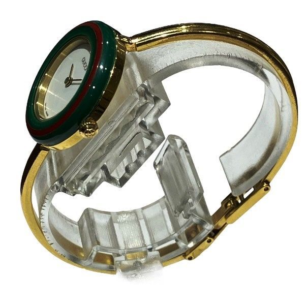 グッチ GUCCI チェンジベゼル 11 12.2 クォーツ 時計 腕時計 レディース