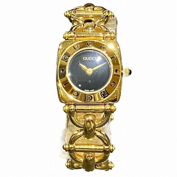 グッチ GUCCI ホースビット 6400L クォーツ 時計 腕時計 レディース