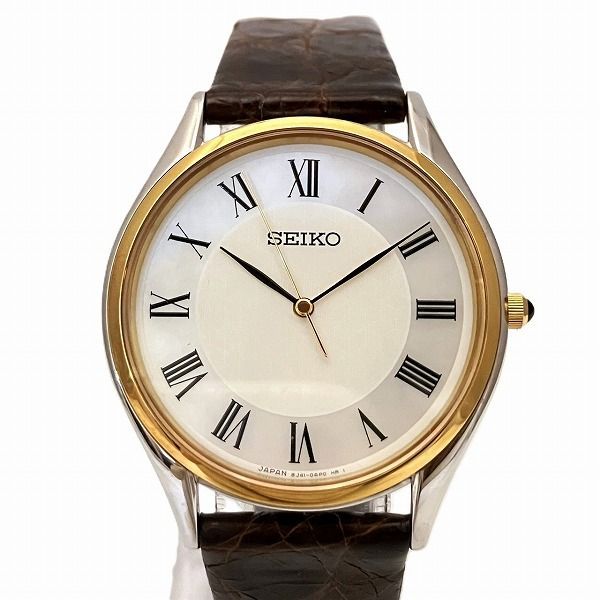 セイコー ドルチェ 8J41-0AJ0 クォーツ 時計 腕時計 メンズ