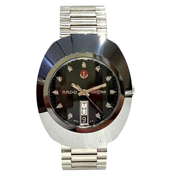 ラドー ダイヤスター デイデイト 648.0408.3 10Pダイヤ 自動巻 時計 腕時計 メンズ