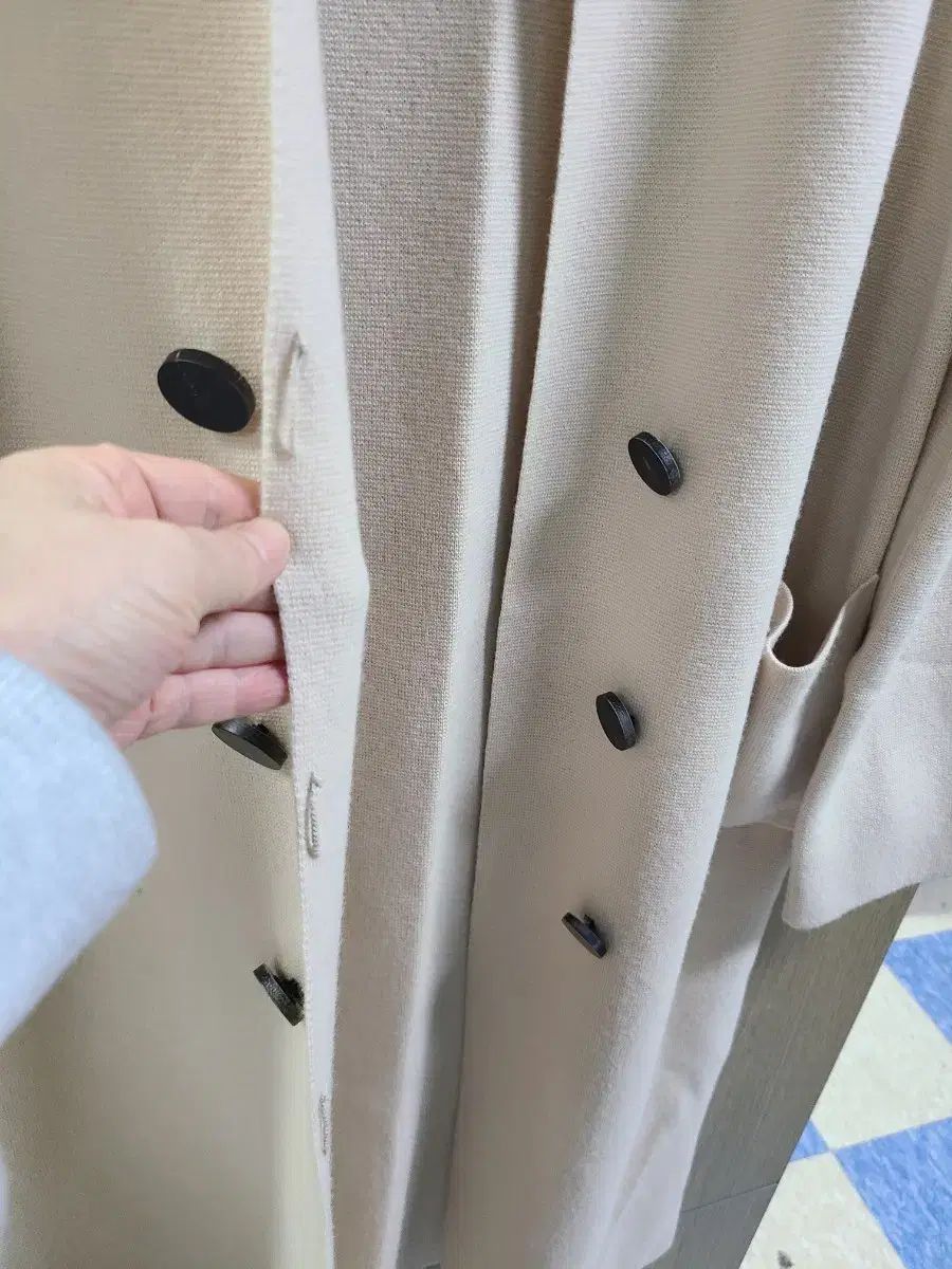  JILL STUART ジルスチュアート ウール100 ベージュ ニット ロング丈 カーディガン 長袖 カーディガン ボレロ アンサンブル