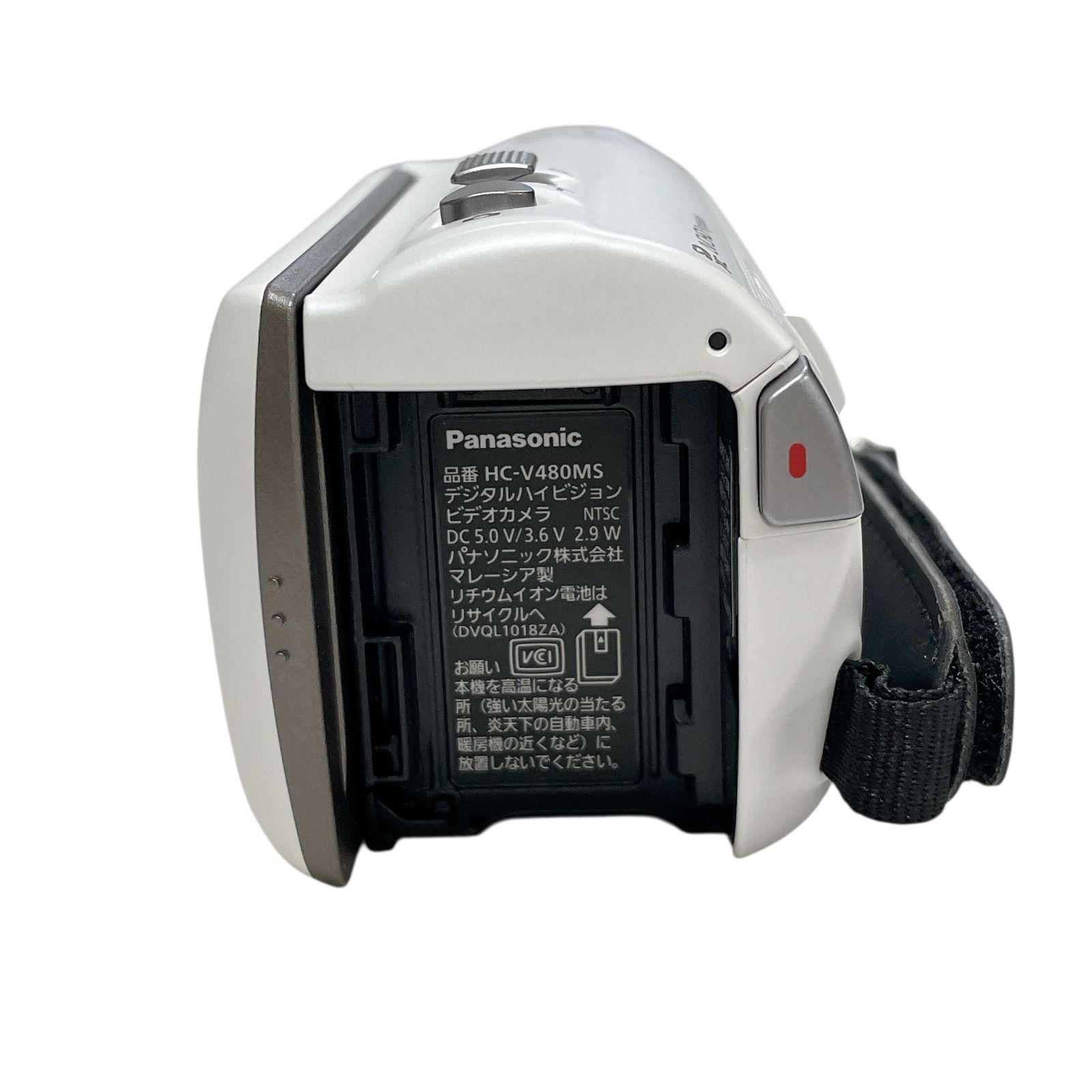 WJ62 Panasonic パナソニック HC-V480MS-W デジタルハイビジョンカメラ