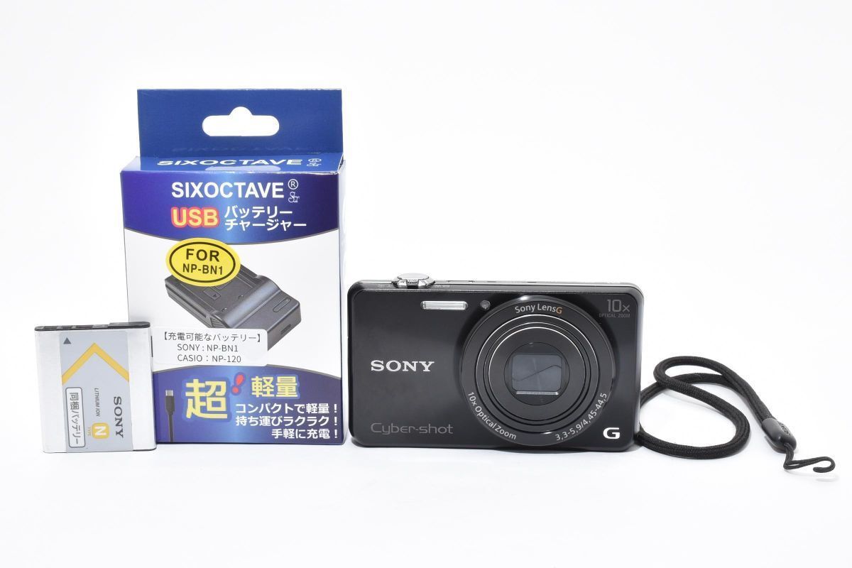 ｜ SONY Cyber-shot WX220 デジタルカメラ 光学10倍 ブラック DSC-WX220-Bデジタル ｜Y015