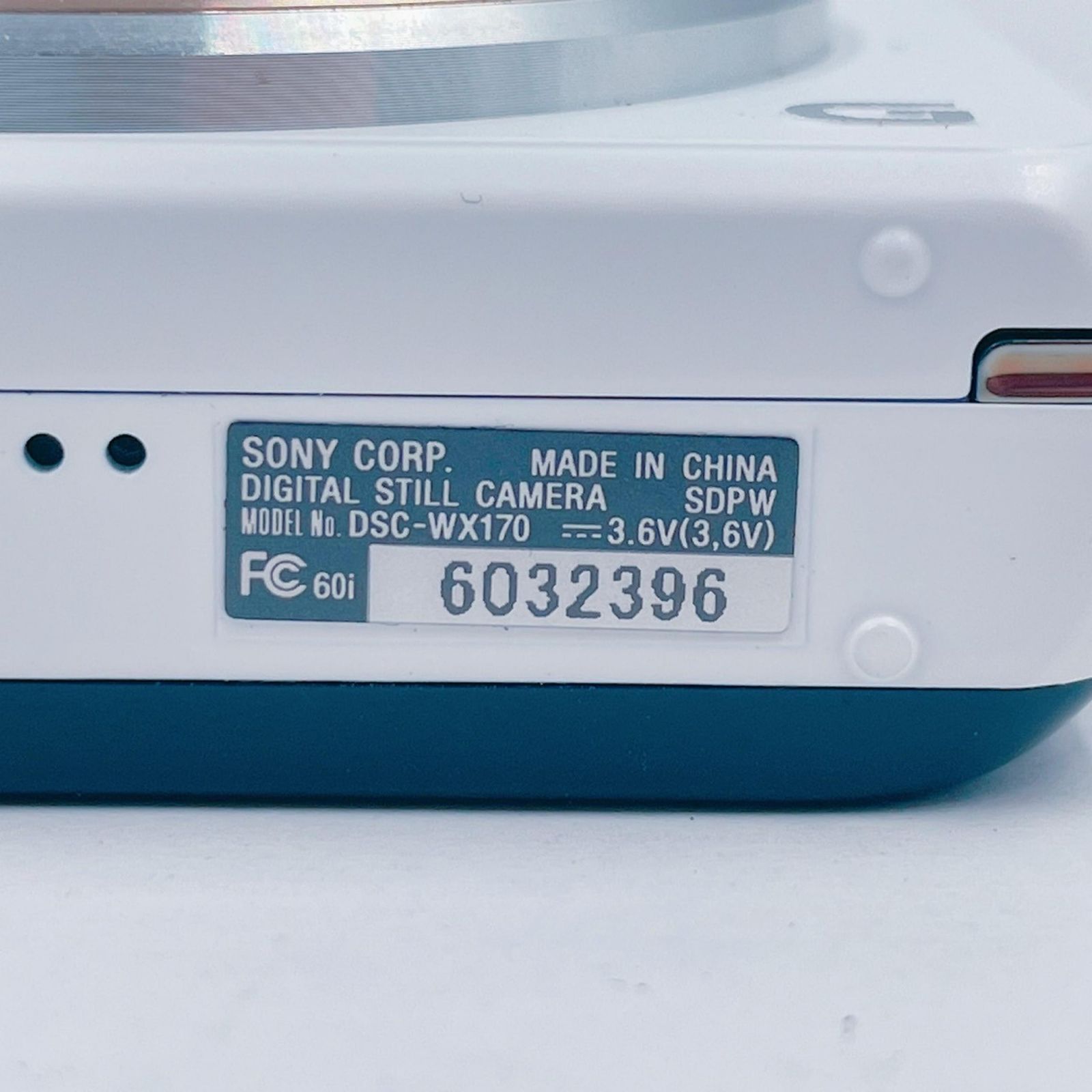  sonny ソニー コンパクトデジタルカメラ Cyber shot サイバーショット DSC WX 170 デジタルカメラ ホワイト 通⚪︎ コンパクトデジタルカメラ デジタルカメラ