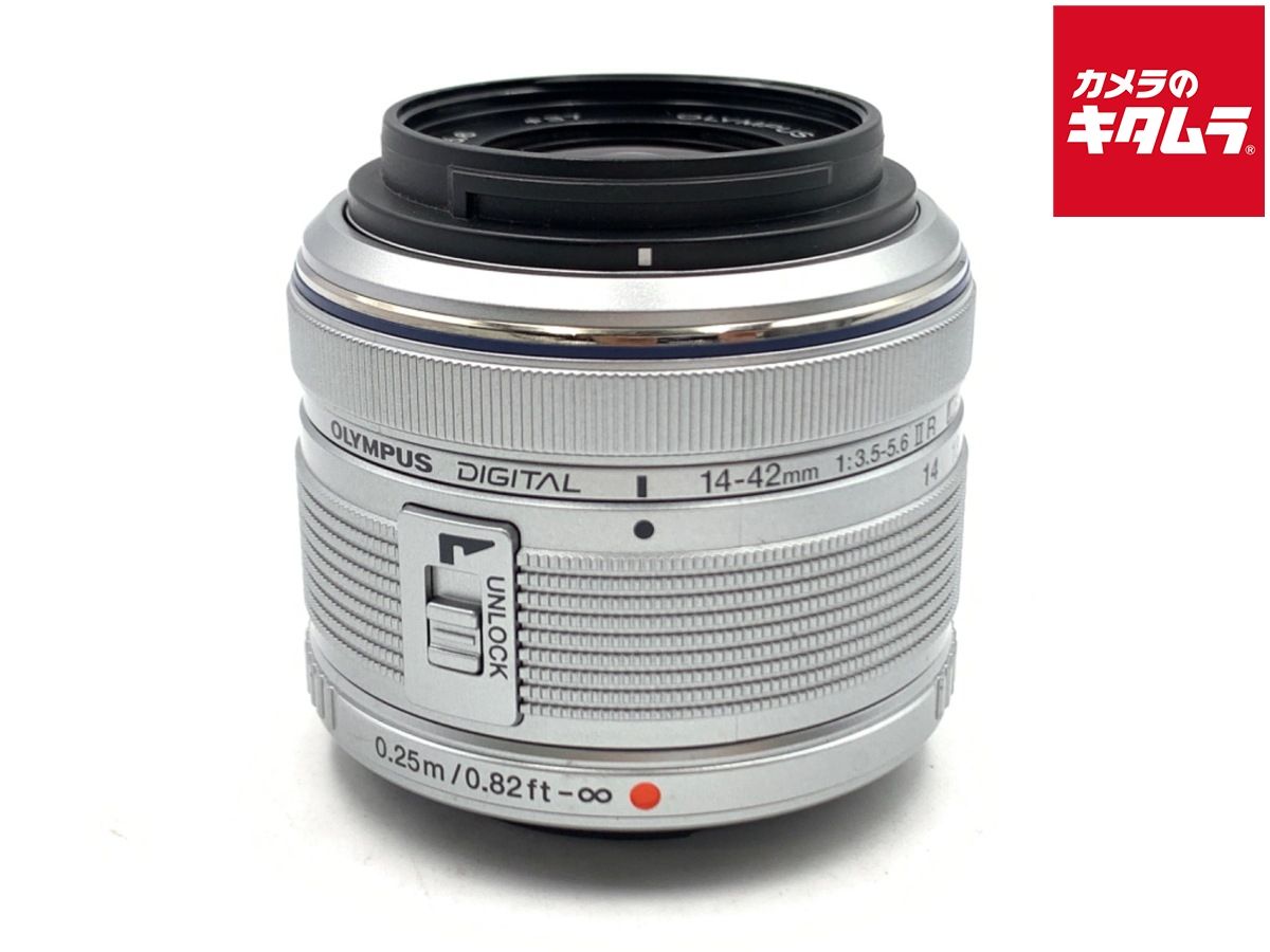 並品 オリンパス M.ZUIKO DIGITAL 14-42mm F3.5-5.6 II R シルバー