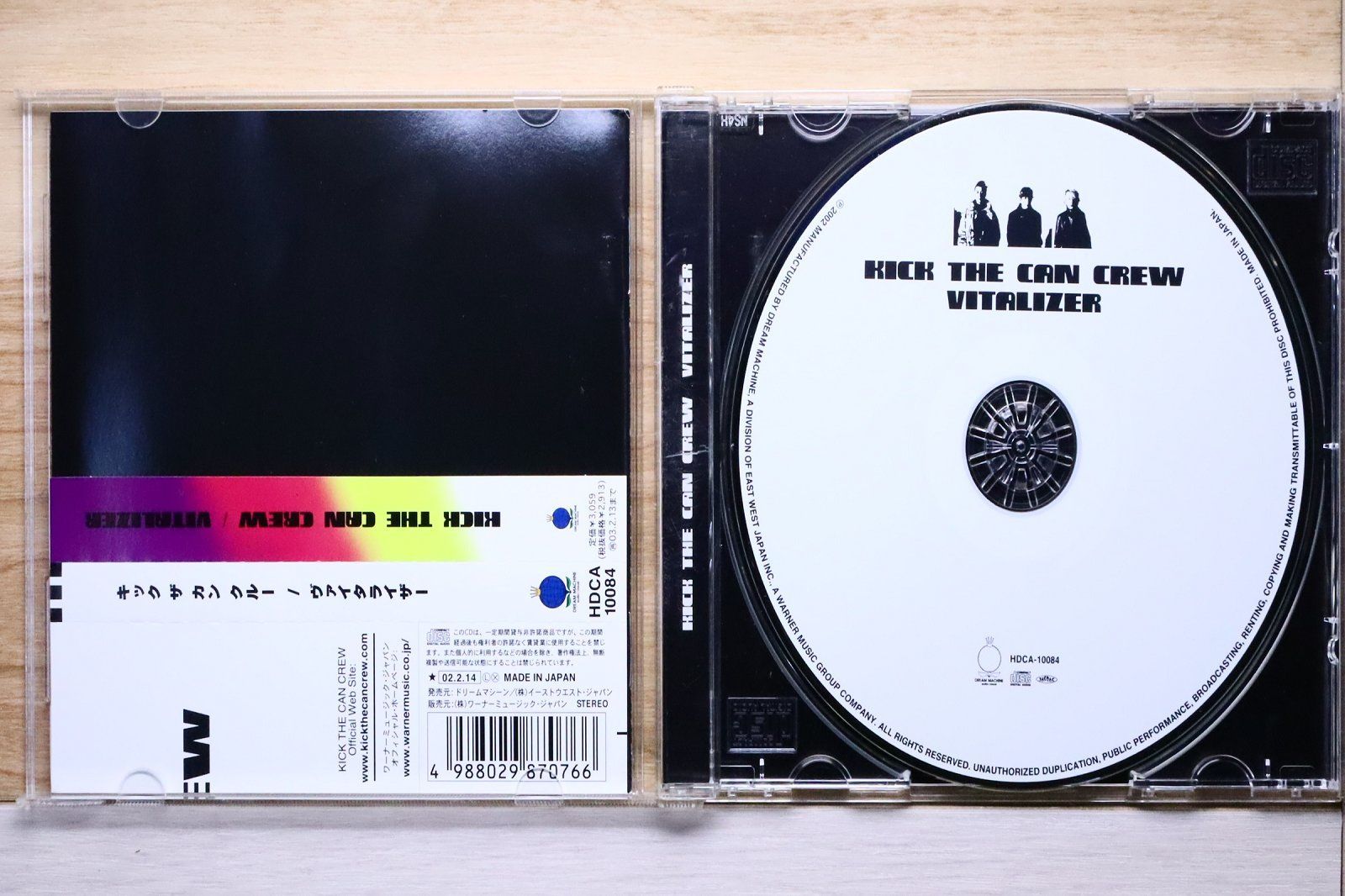 国内盤CD☆キック・ザ・カン・クルー/KICK THE CAN CREW□ VITALIZER