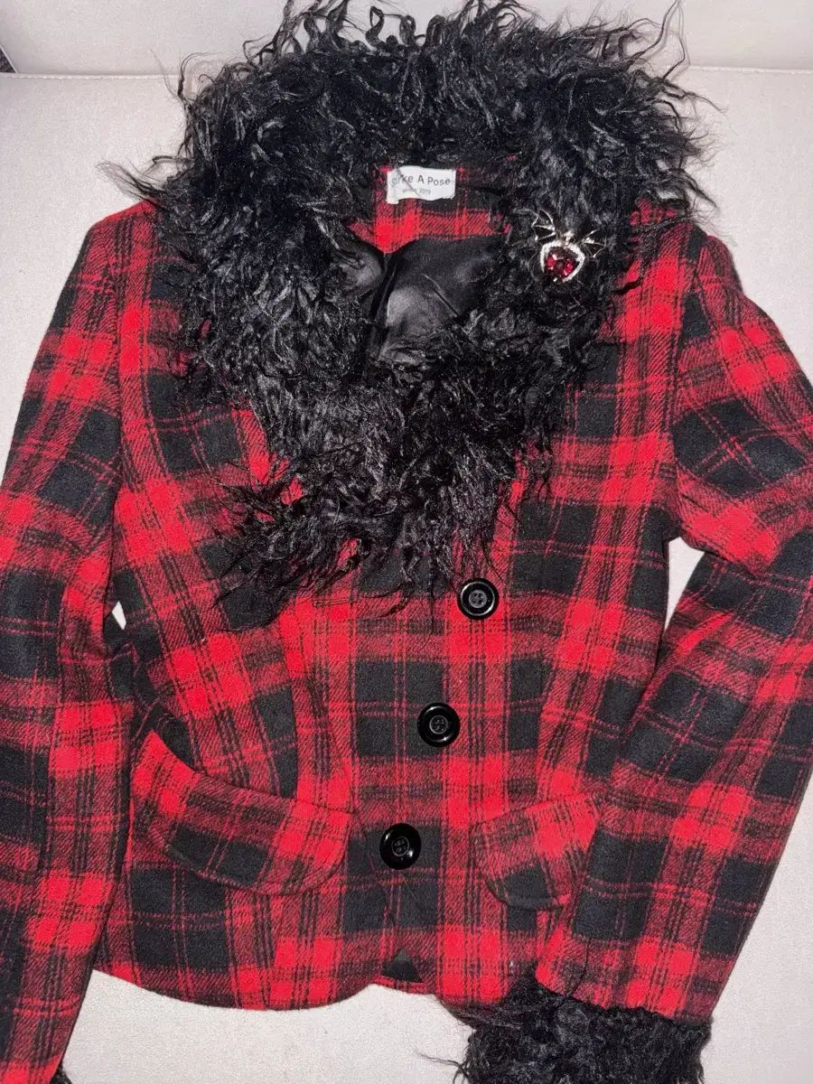 strike a pose チェック柄 ジャケット スカート セットアップ