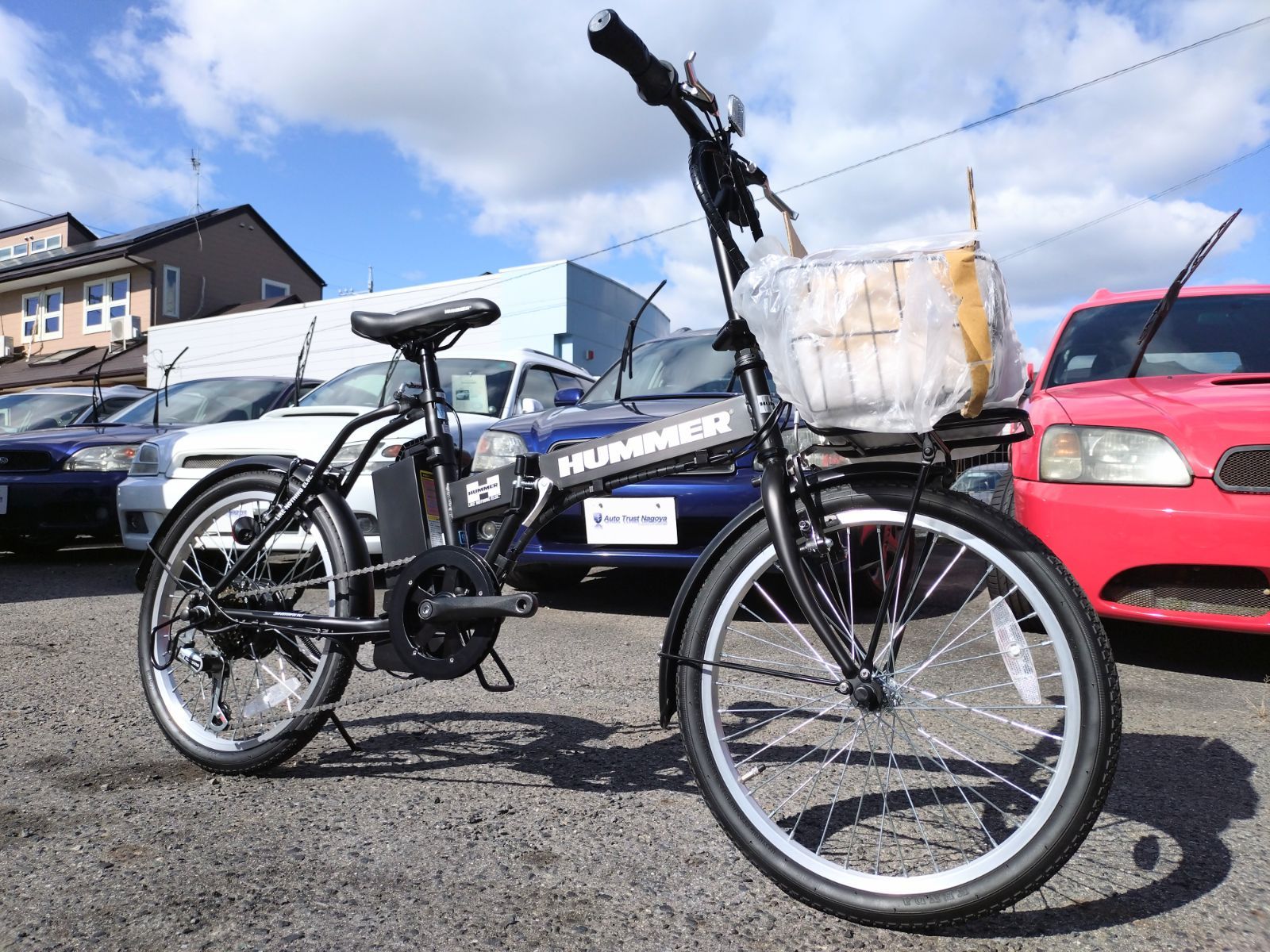 ☆xxxx様☆ HUMMER 折り畳み電動アシスト自転車 1年保証☆黄470