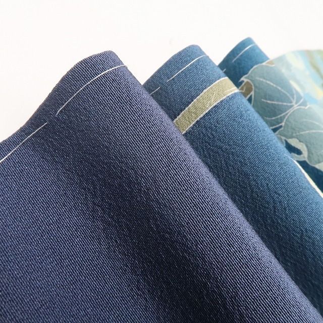 ❁tomihisa❁未着用 十日町友禅 阿部佳雪 落款 茶屋辻 着物 正絹 仕付け糸付 茶屋 辻が描く穏やかな晴れの日 訪問着 7012