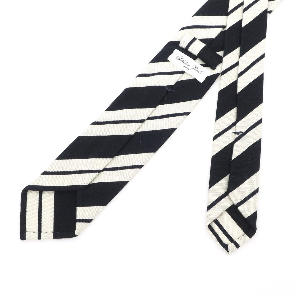 【新品未使用】サルヴァトーレピッコロ　ネクタイ　シルク 中古】サルヴァトーレピッコロ Salvatore Piccolo ウール