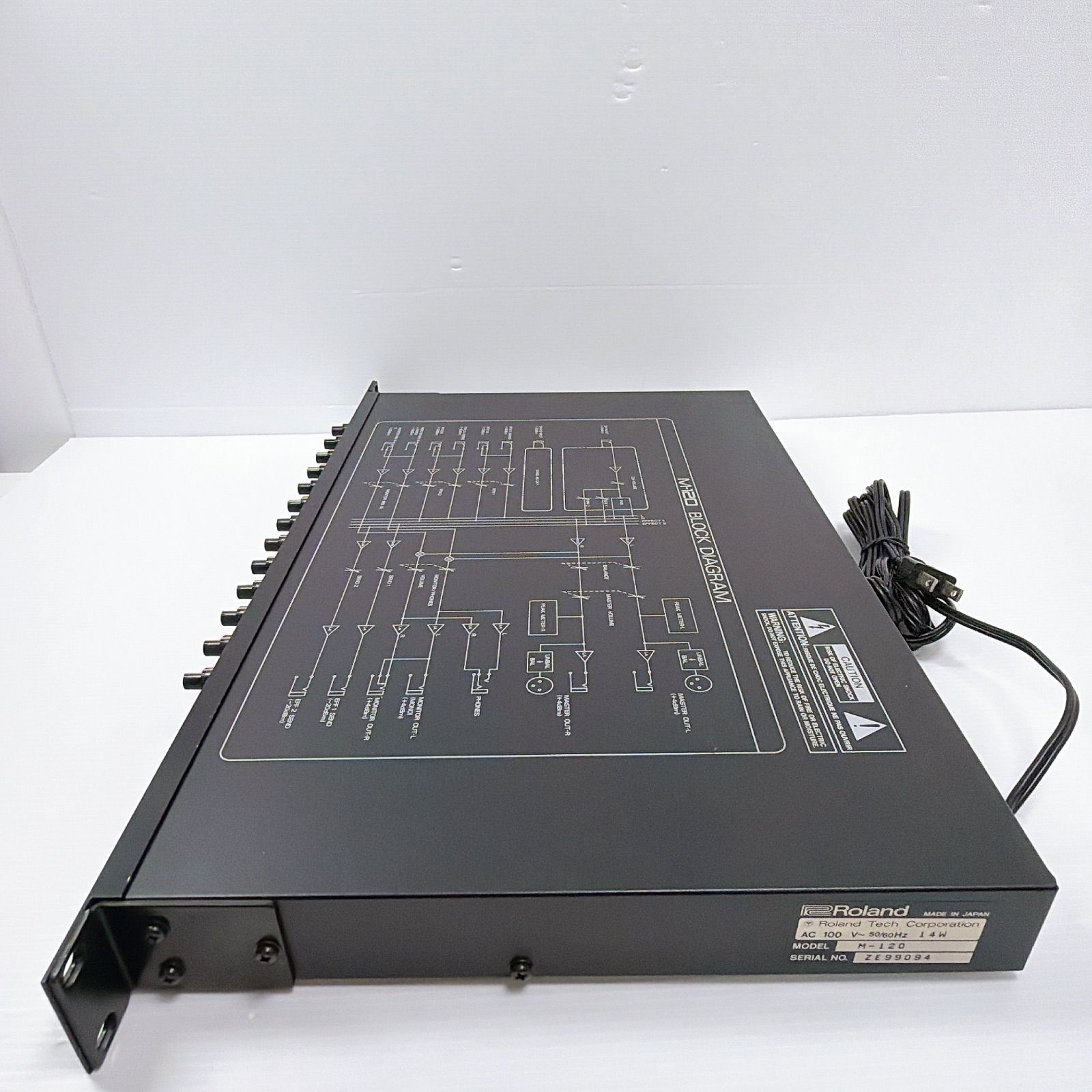 Roland LINE MIXER M-120 ミキサー 通電確認のみ Roland M-120 (中古)