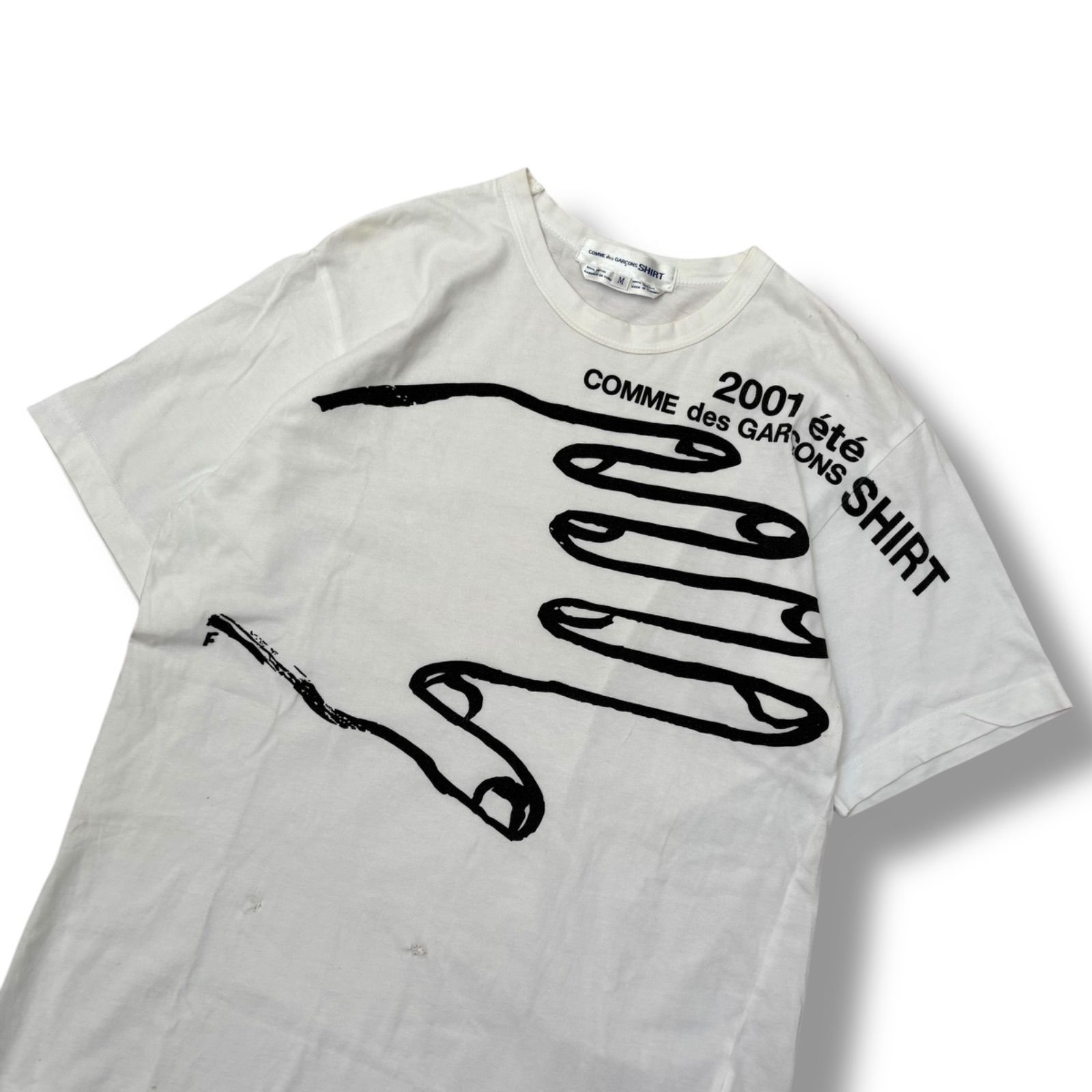 COMME des GARCONS SHIRT】2001 HANDプリントTシャツ - メルカリ