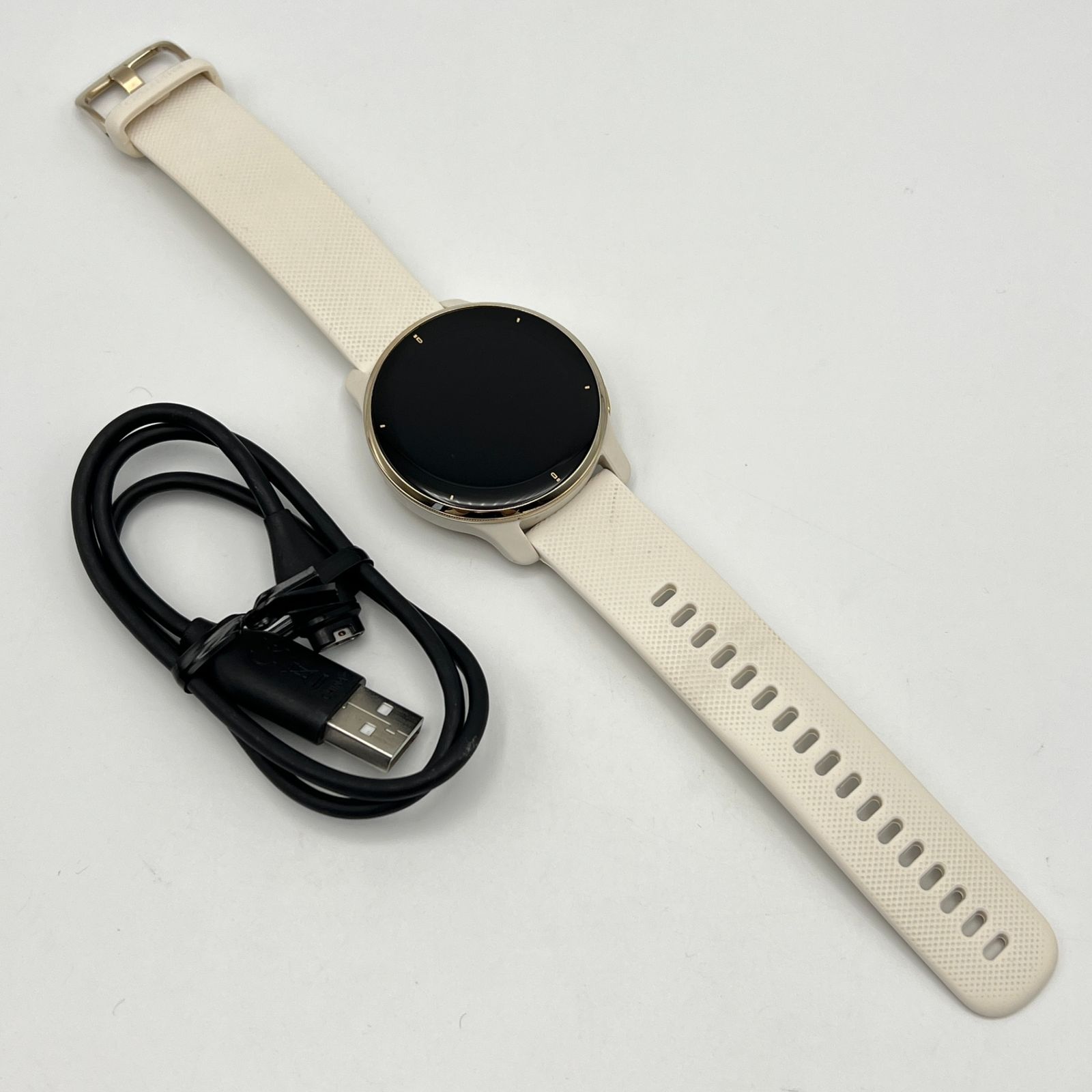 GARMIN vivo Venu 売れ筋 2 Plus White/Cream Gold 010-02496-42 GARMIN vivo Venu 売れ筋 2 Plus White/Cream Gold 010-02496-42