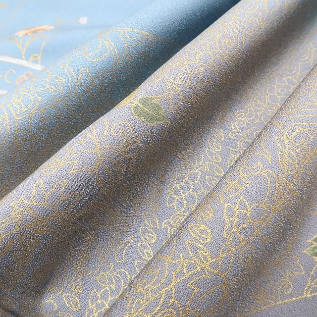 平和屋着物○訪問着 七宝地紋 暈し染め 正絹 逸品 AABC0165zg 2025年