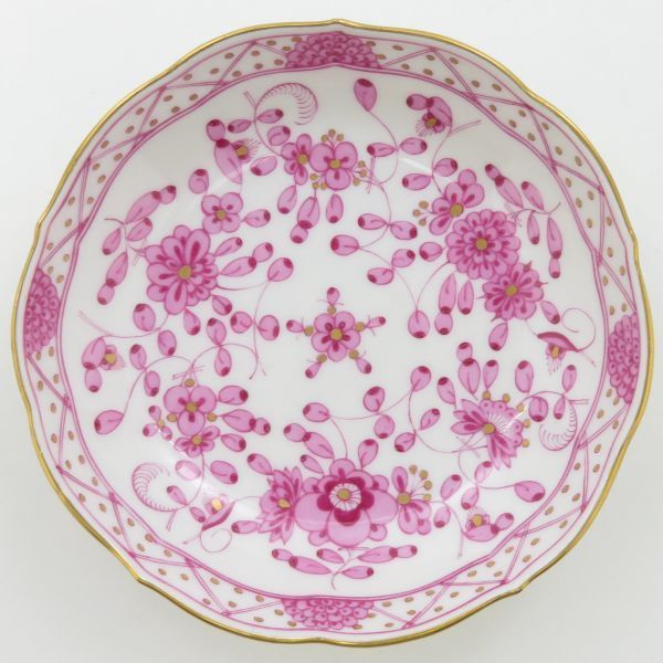 マイセン カップ-ソーサー インドの華 リッチピンク C-S 洋食器 1客 Meissen 3