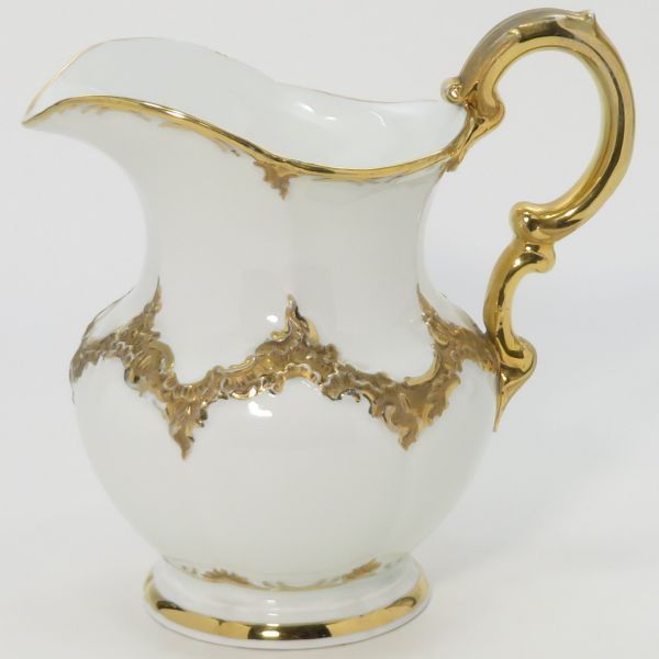 マイセン ピッチャー Bフォーム グランツゴールド クリーマー ピッチャー 洋食器 1個 金彩 Meissen 1級品