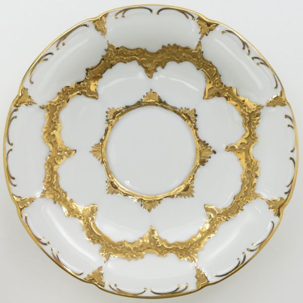マイセン カップ-ソーサー Bフォーム グランツゴールド C-S 洋食器 金彩 1客 Meissen 1級品 4