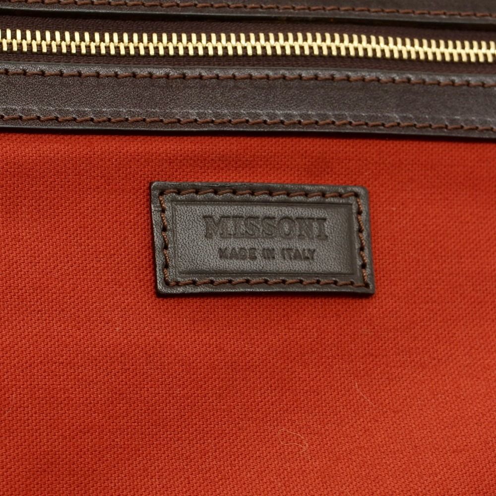 中古】ミッソーニ Missoni ジャカード スーツケース キャリーバッグ
