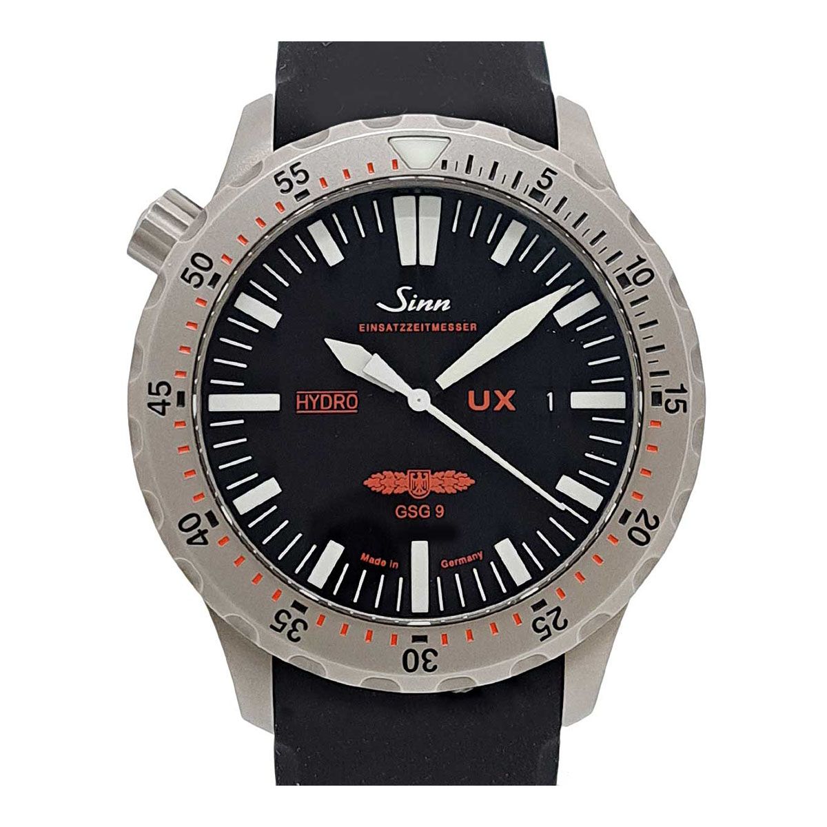 ジン UX.GSG9 HYDRO 5000M ドイツ連邦警察特殊部隊 403 クオーツ ステンレススティール メンズ Sinn 時計