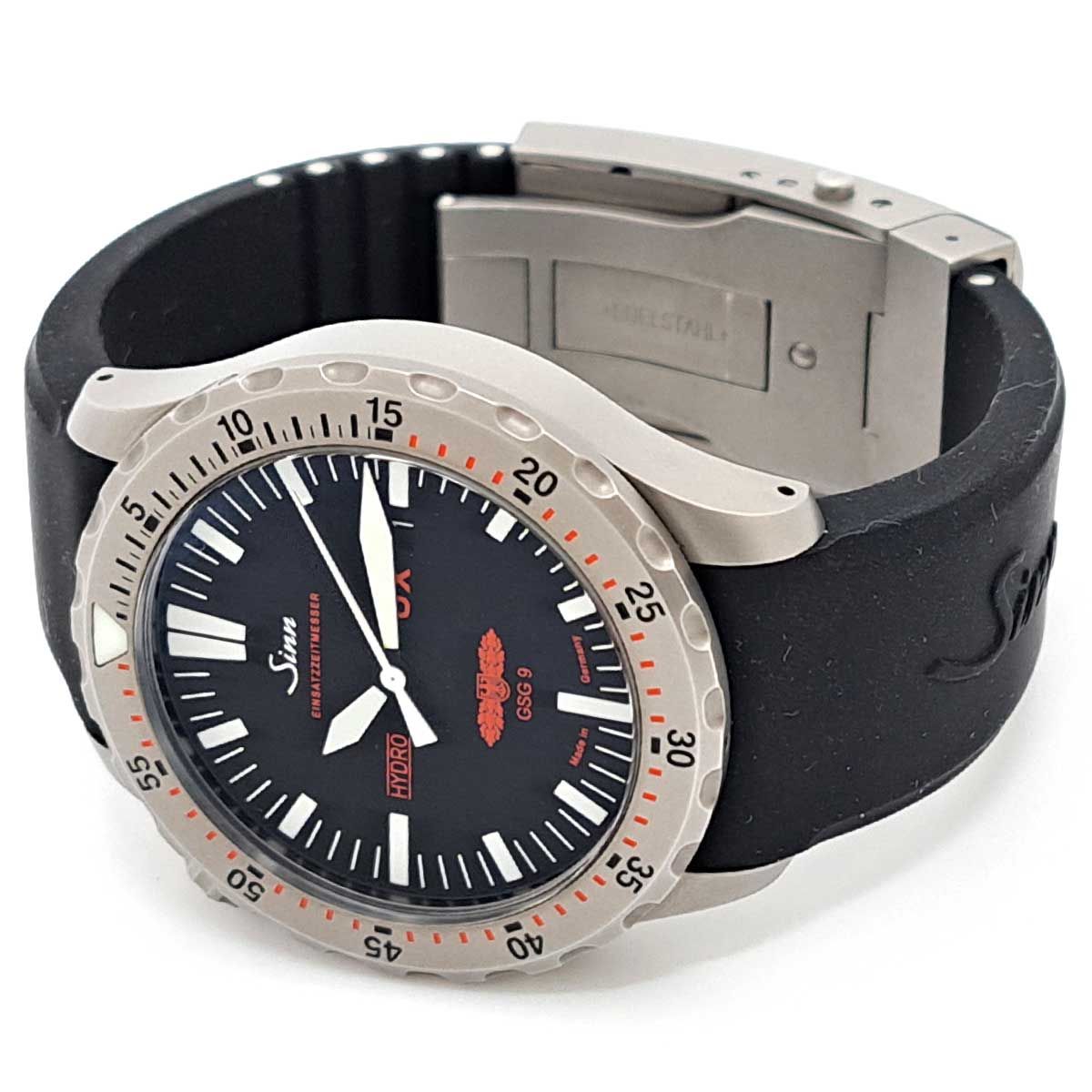 ジン UX.GSG9 HYDRO 5000M ドイツ連邦警察特殊部隊 403 クオーツ ステンレススティール メンズ Sinn 時計