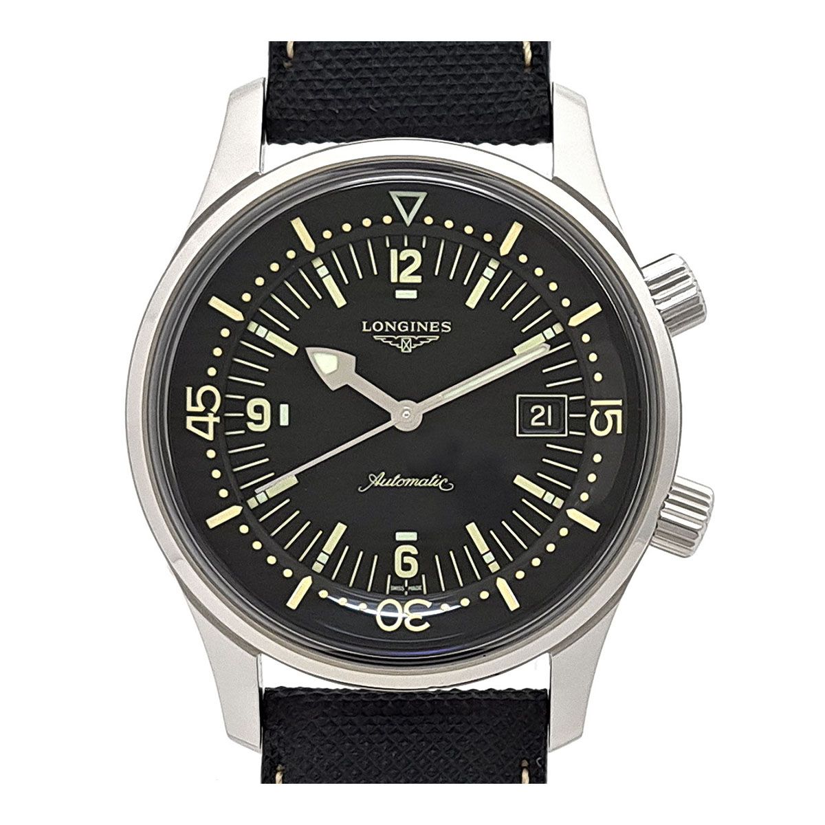 ロンジン レジェンドダイバー L3.774.4 自動巻き ステンレススティール メンズ LONGINES 時計