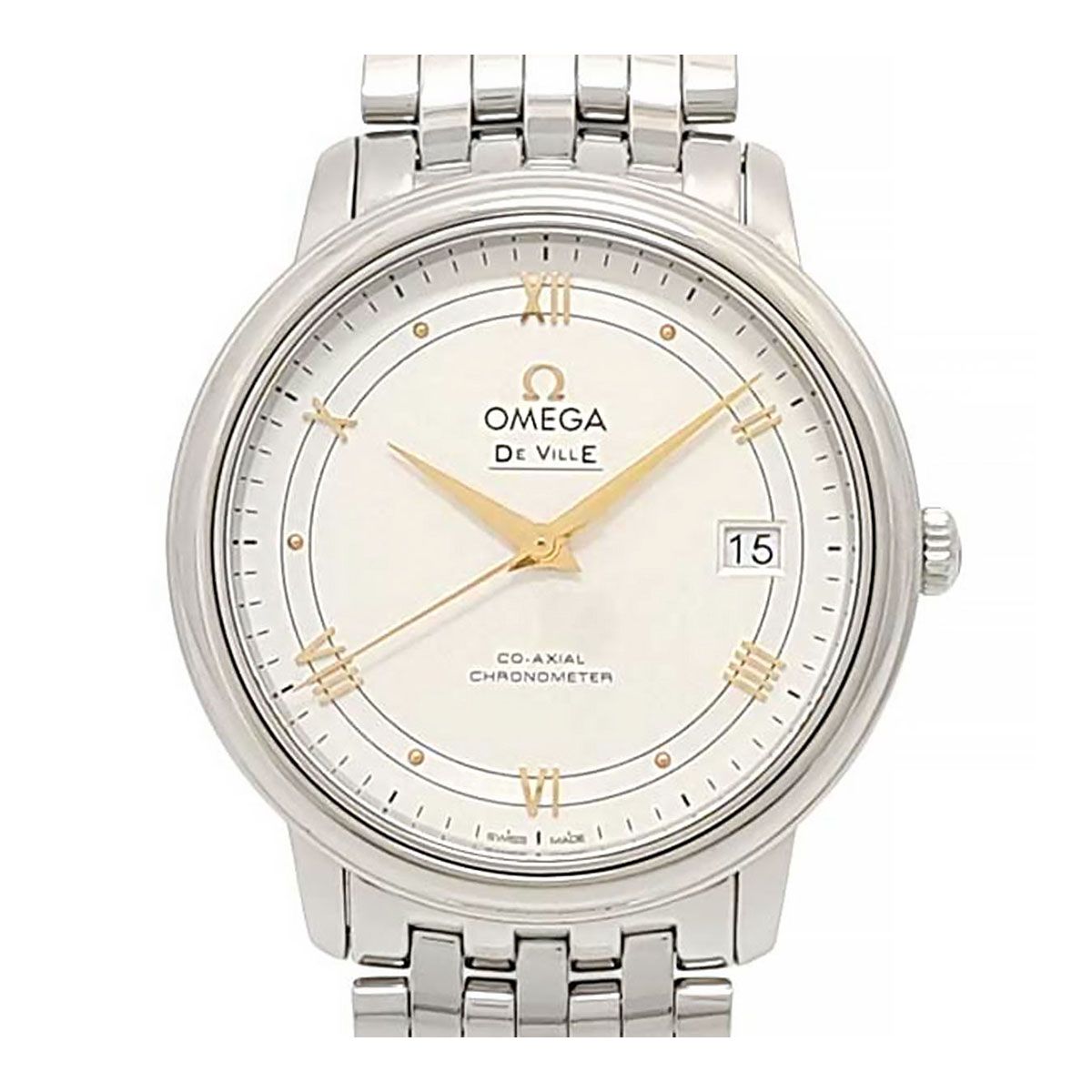 オメガ デ ヴィル プレステージ 424.10.37.20.02.002 自動巻き ステンレススティール メンズ OMEGA 時計