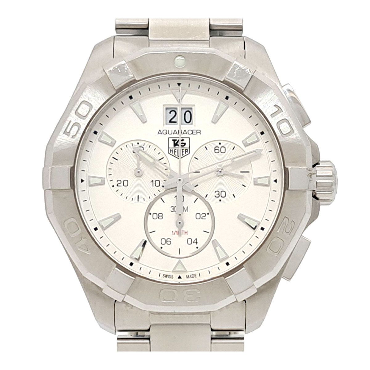 タグホイヤー アクアレーサー クロノグラフ CAY1111.BA0927 クオーツ ステンレススティール メンズ TAG HEUER 時計