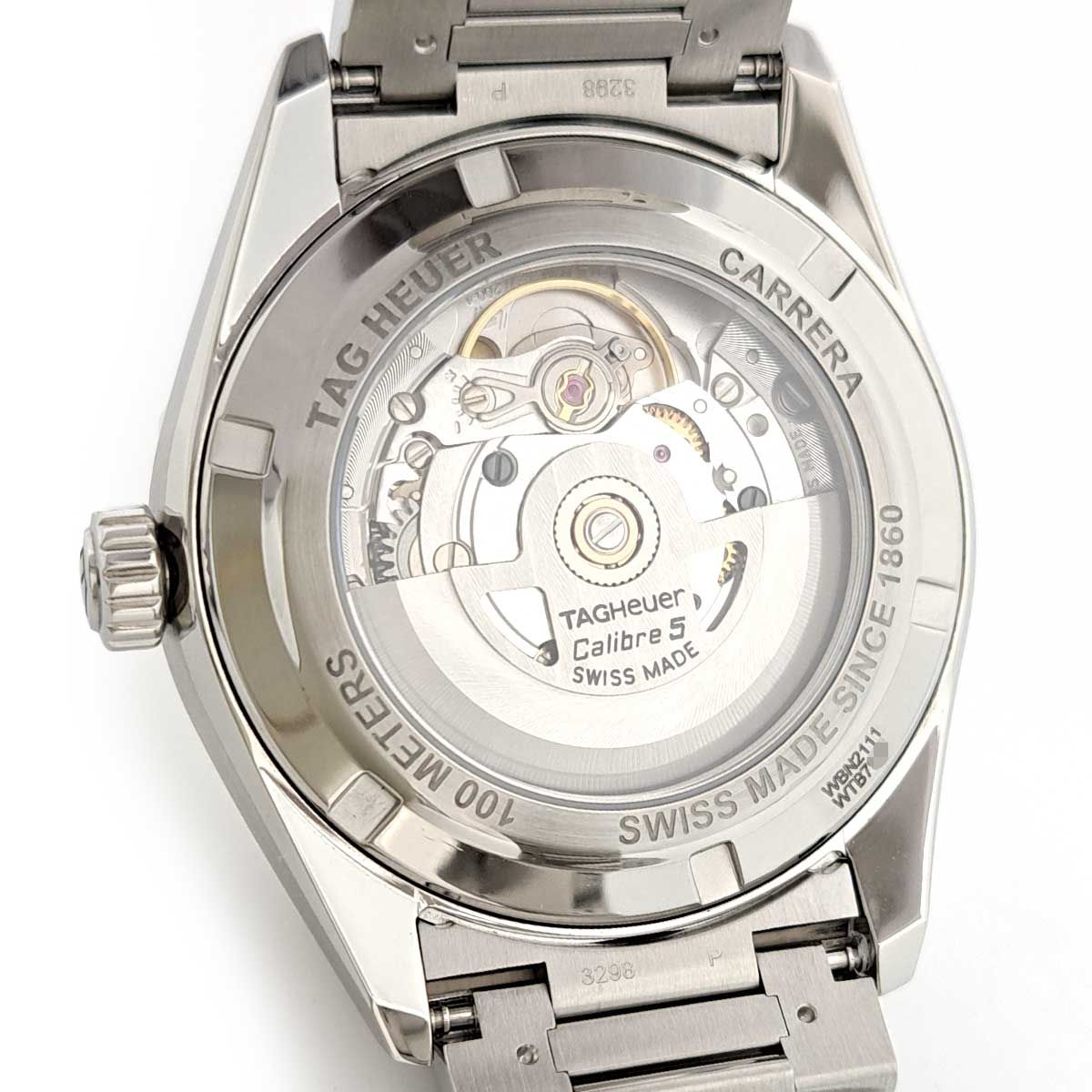  タグホイヤー カレラ WBN2111 BA0639 自動巻き ステンレススティール メンズ TAG HEUER 時計 デート服 自動巻き時計 腕時計(アナログ)