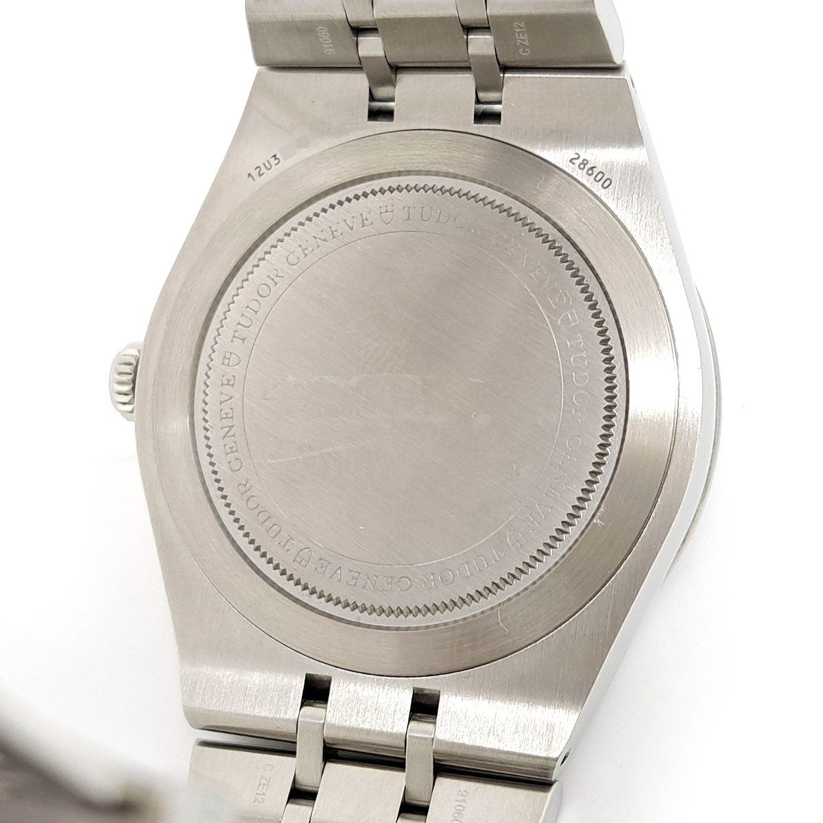  チューダー ロイヤル デイデイト 10Pダイヤ 28600G 自動巻き ステンレススティール メンズ TUDOR 時計 ケーブル編み 自動巻き時計 腕時計(アナログ)