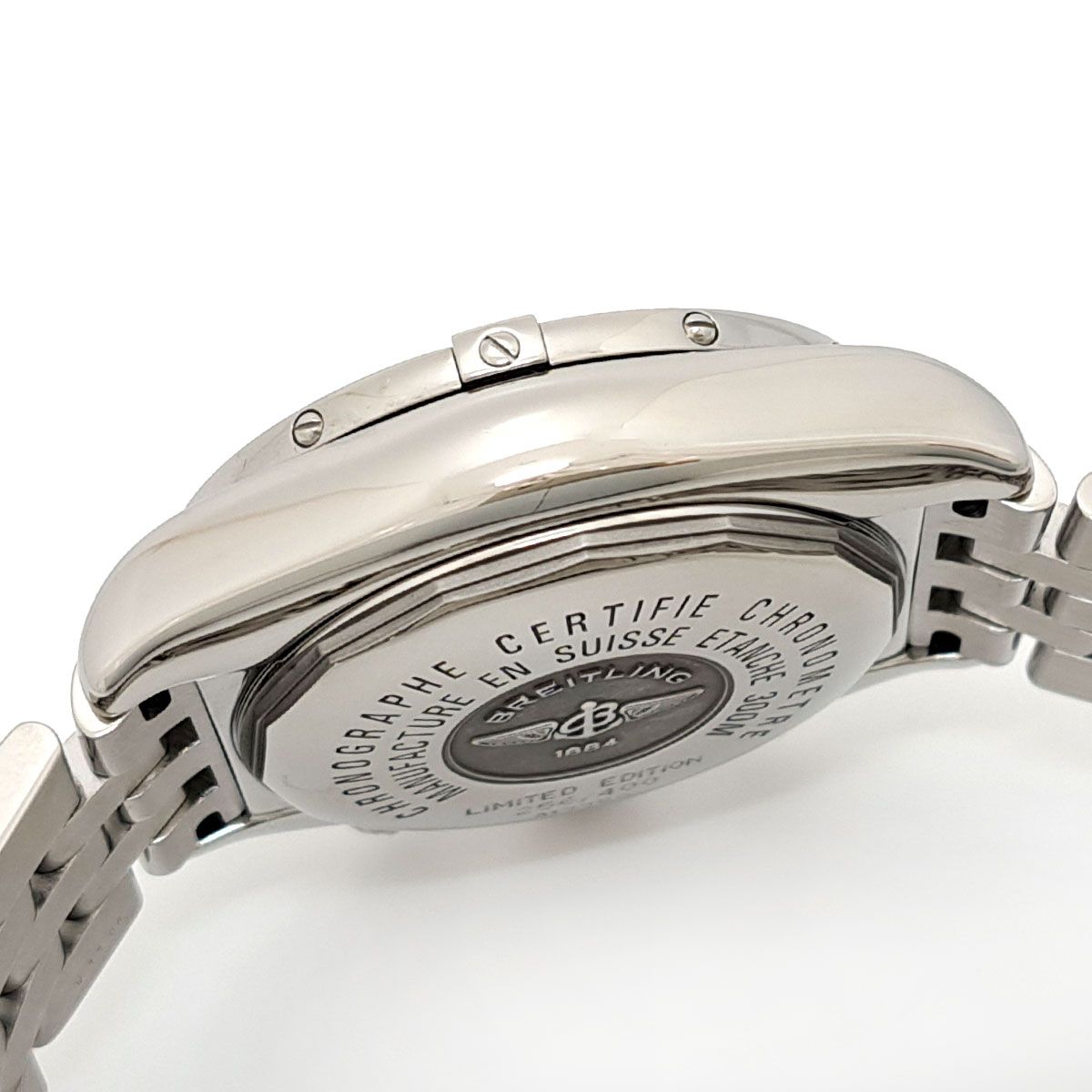  ブライトリング クロノマット エボシューション 日本 A13356 自動巻き ステンレススティール メンズ BREITLING 時計 ホワイト系 自動巻き時計 腕時計(アナログ)