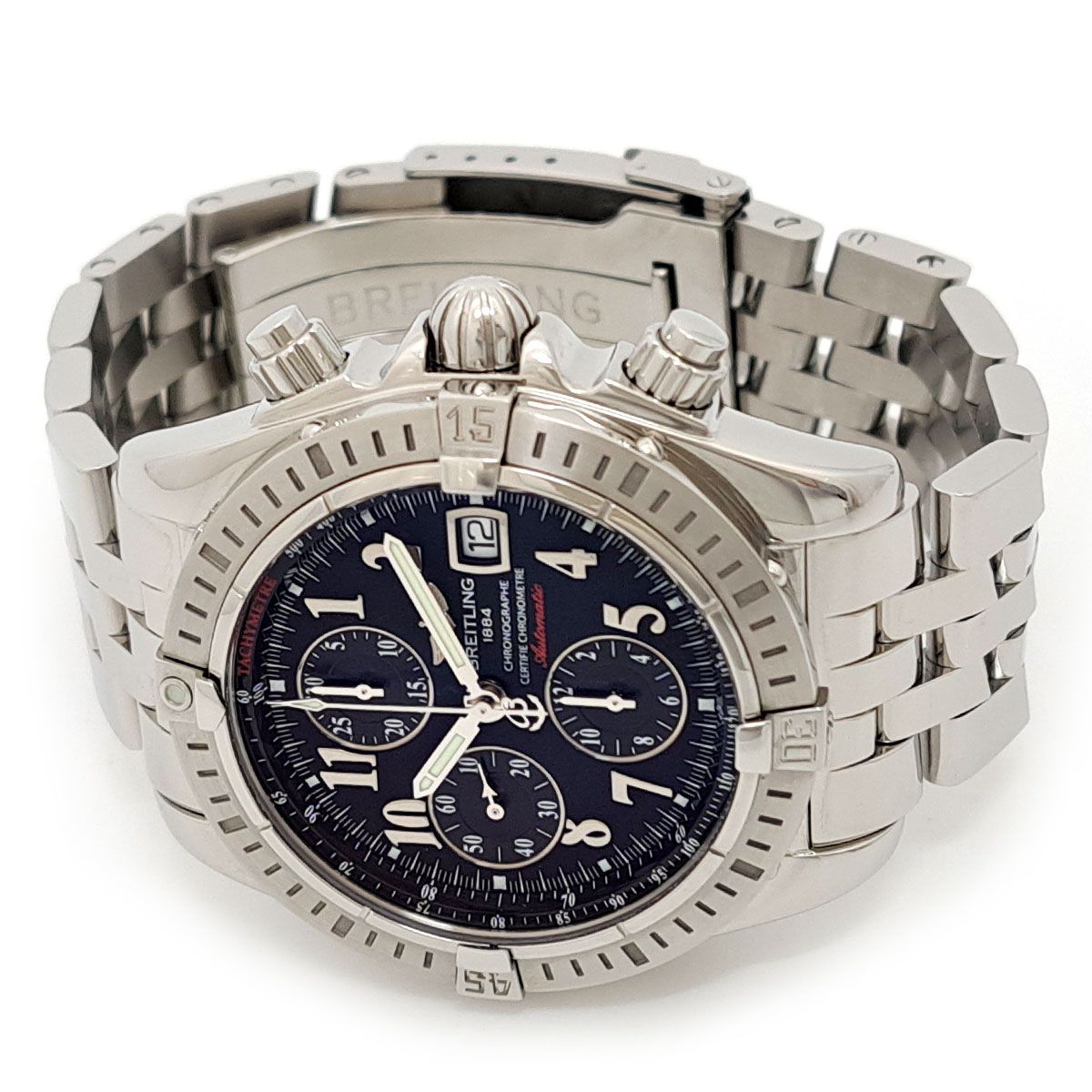 ブライトリング クロノマット エボシューション 日本 A 13356 自動巻き ステンレススティール メンズ BREITLING 時計