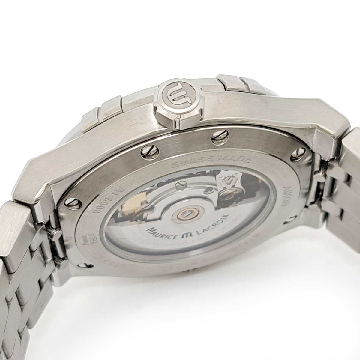  モーリスラクロア アイコン オートマティック AI6008 自動巻き ステンレススティール メンズ MAURICE LACROIX 時計 ワンポイント 自動巻き時計 腕時計(アナログ)