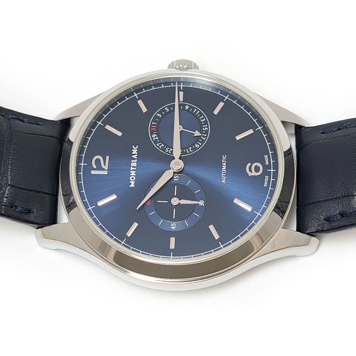 モンブラン ヘリテイジ クロノメトリー ツインカウンターデイト 116244 自動巻き ステンレススティール メンズ MONTBLANC 時計