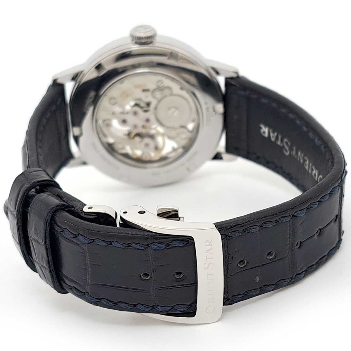  オリエント オリエントスター スケルトン RK DX 0001 S 手巻き ステンレススティール メンズ ORIENT 時計 手巻き時計 腕時計(アナログ)