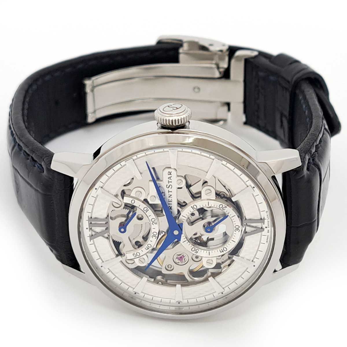 オリエント オリエントスター スケルトン RK DX 0001 S 手巻き ステンレススティール メンズ ORIENT 時計