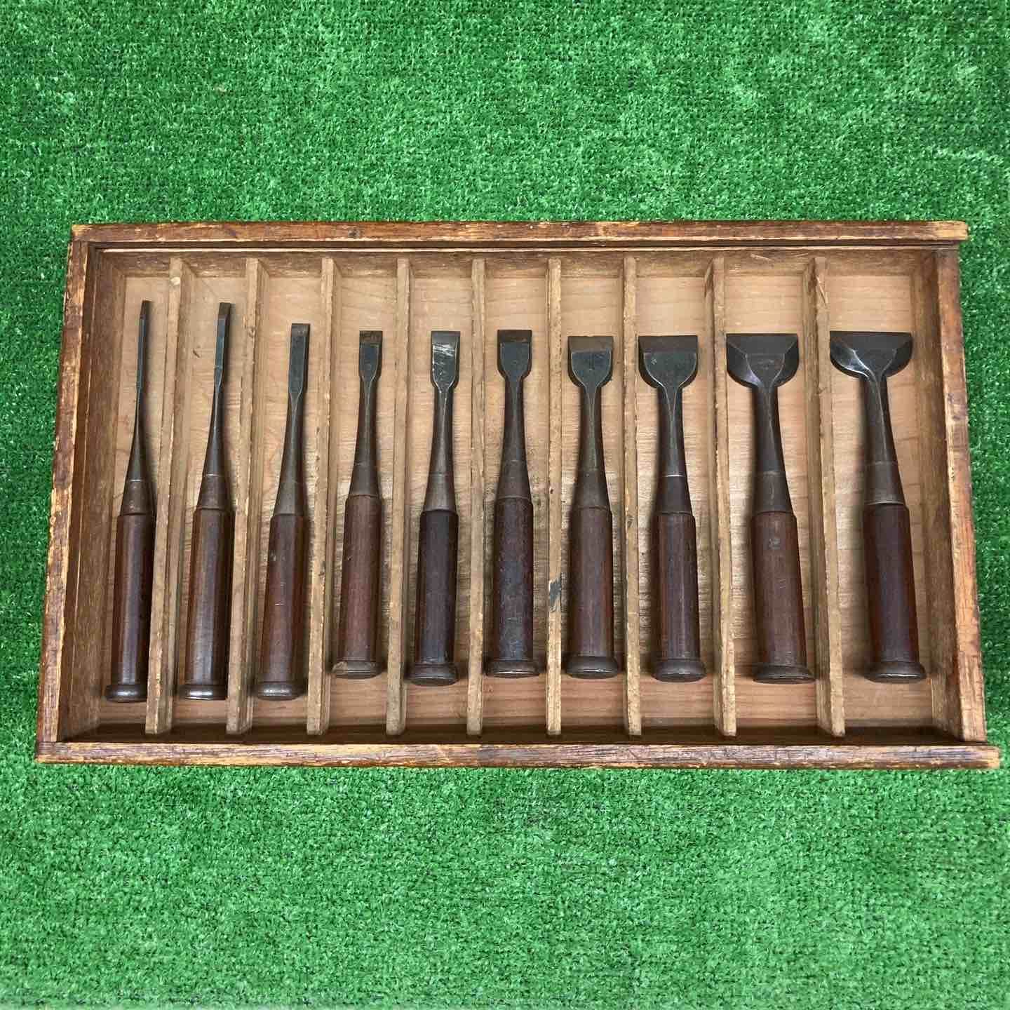 現状品 左久弘 銘 のみ 鑿 10本セット 鴻巣店