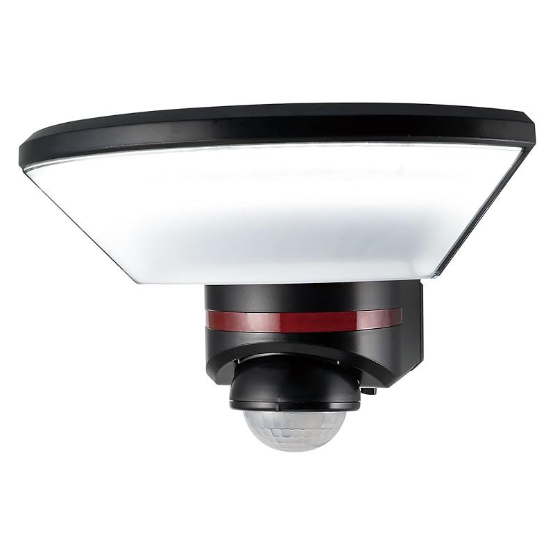 彡エルパ ELPA センサーライト 1灯 防犯 セキュリティ 予知防犯 防犯グッズ リモコン操作 赤色警告灯付き 人感センサー 防雨 IP45 1000ルーメン ESL-W3001AC 1