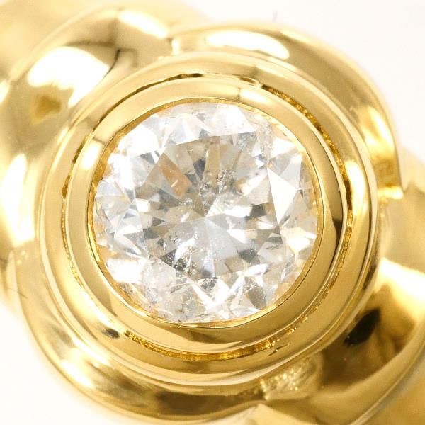 PT900 K18YG リング ring 指輪 12号 ダイヤ 0.532 鑑別書 総重量約6.0g